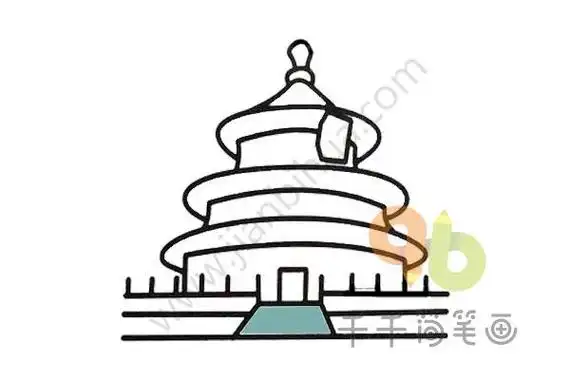 故宫博物院简笔画 北京故宫博物院简笔画 | 多想派