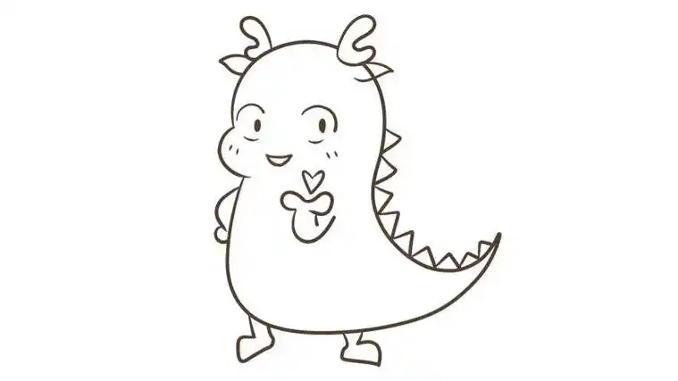 龙的简笔画 龙的简笔画霸气又简单