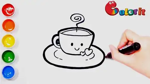 杯子简笔画怎么画