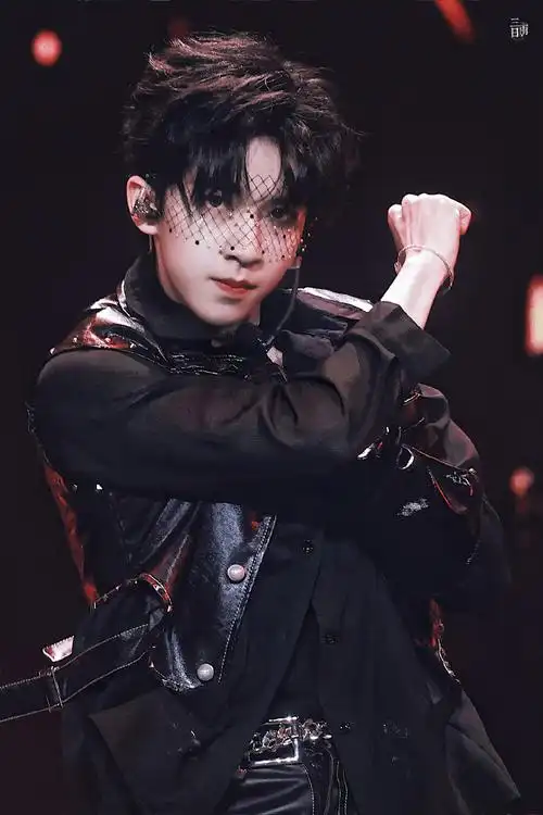 72#贺峻霖面纱造型#‖20210319 少年on fire 《特务j》绝美网纱妆