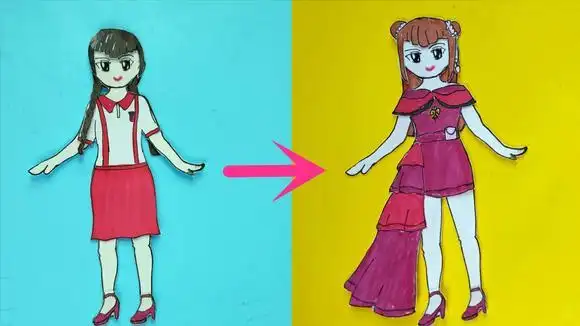 纸娃娃手工:给《叶罗丽精灵梦》齐娜做漂亮的换装秀,你喜欢哪个