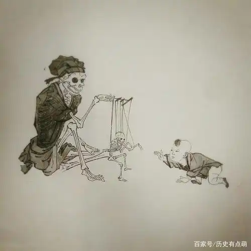 一幅沉睡八百多年的"鬼画",画面阴森诡异,背后深意令人悲痛