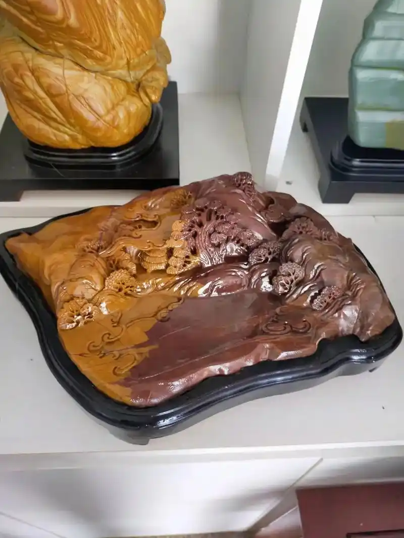 手工松花砚  过节送礼佳品  需要的联系我 - 抖音