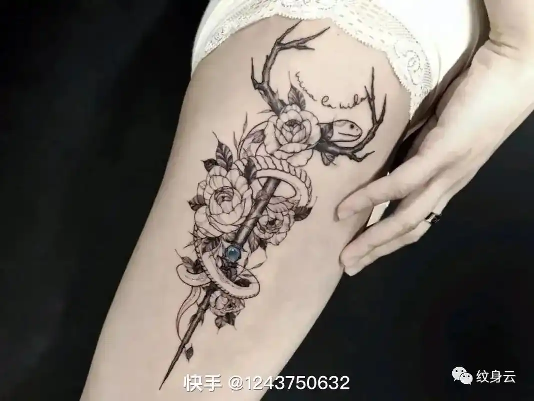 个性纹身图案 正所谓你刚好喜欢,我们刚好会,所以我们相遇在 - 抖音