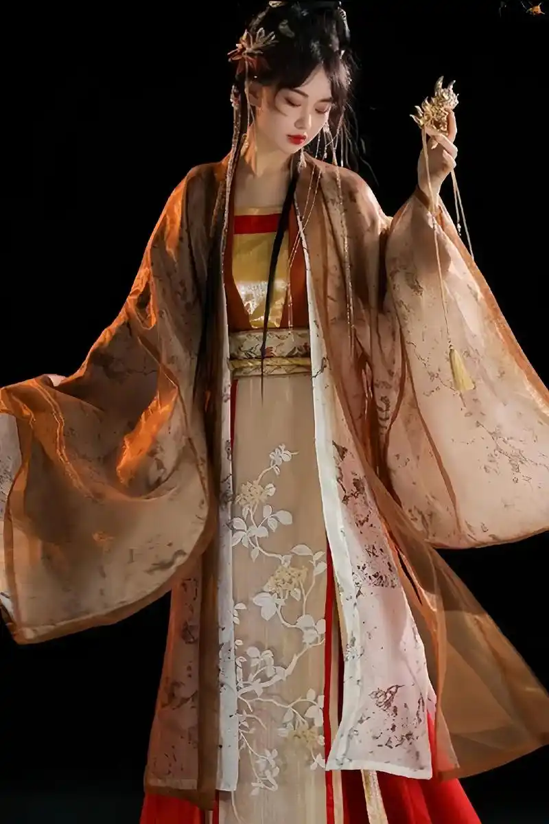 这款原创汉服女诃子裙马面裙,以其独特的一片式齐腰襦裙设计,展 - 抖