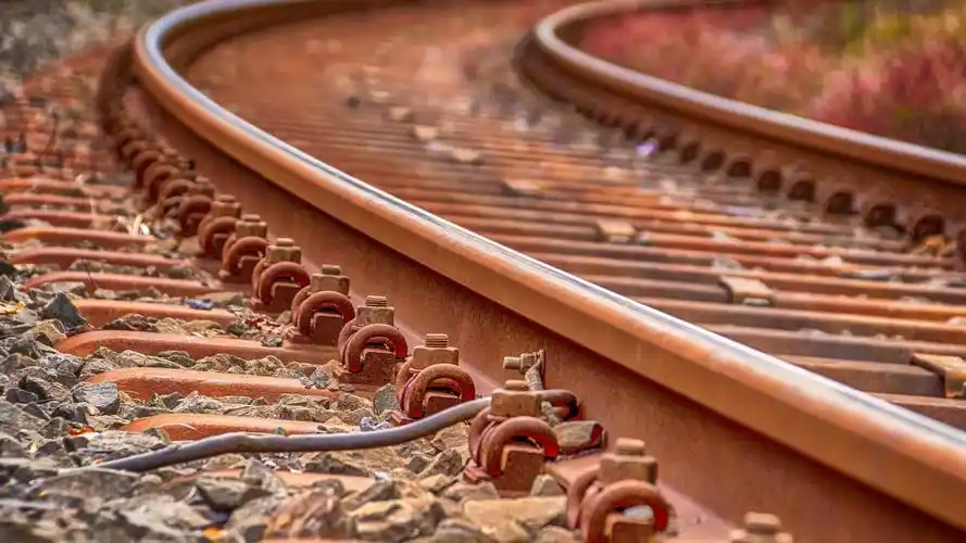 火车唯美轨道意境写真