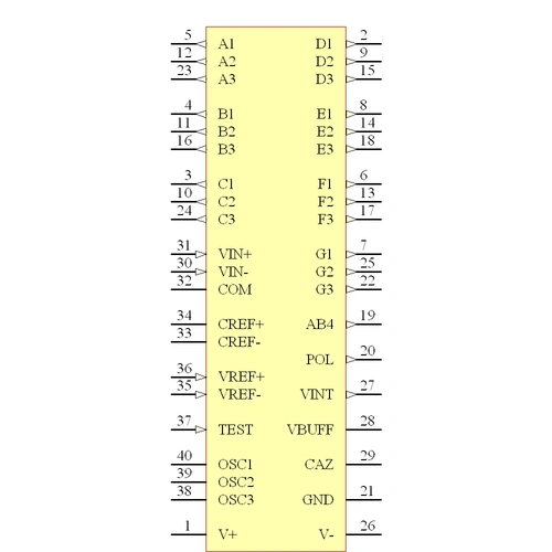 tc7107acpl 引脚图