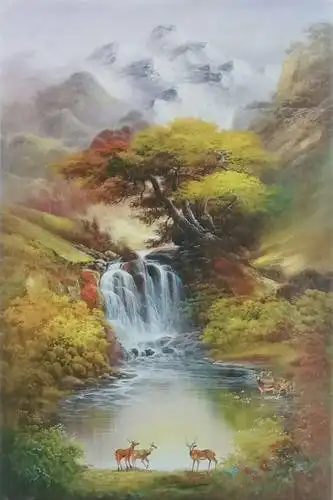 风景油画作品100图