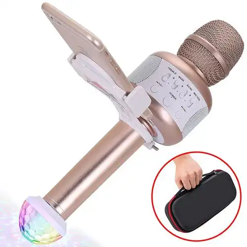 k歌宝k歌神器 无线麦克风带蓝牙音响e106 karaoke microphone