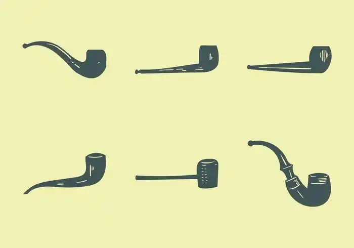 免费的烟斗矢量图标