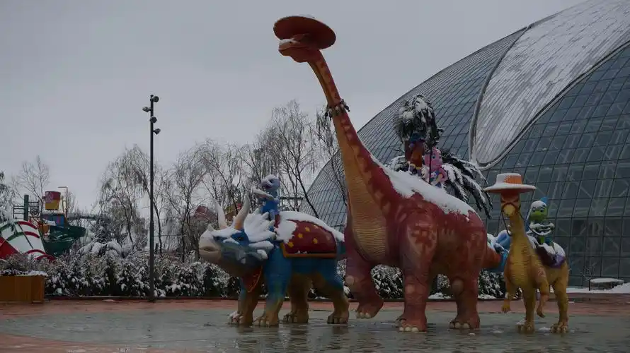 零下照样光着屁股跑——兰州新区西部恐龙水乐园室内馆