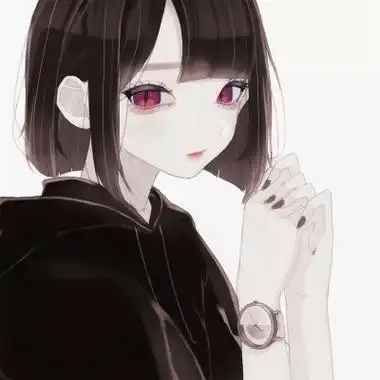 卡通头像女生高冷短发高清酷帅的女头动漫短发高冷头像图片