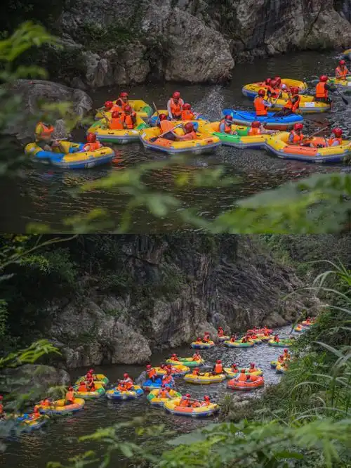 而最清凉,最嗨的玩水方式绝对归漂流莫属～五指山红峡谷漂流,是海南岛