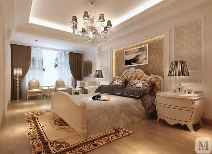 0万191㎡简欧四房装修轻奢简欧舒服风格-红星美凯龙家装效果图