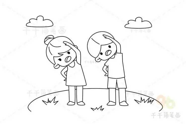 幼儿简笔画幼儿园玩的