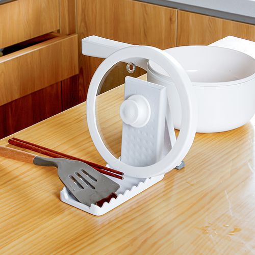 厨房台面放锅盖的架子锅铲架折叠大锅盖架托架神器置物架收纳支架