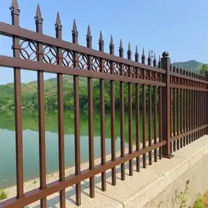 镀锌钢护栏阳台户外栏杆围墙铝合金别墅庭院栅栏花园室外铁艺围栏