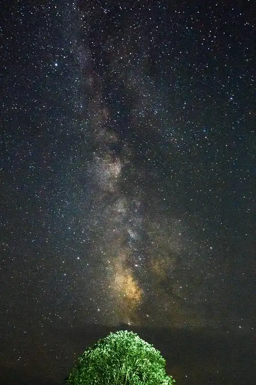 盛夏时分拍的银河