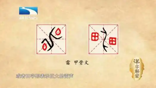 "雷"字解密