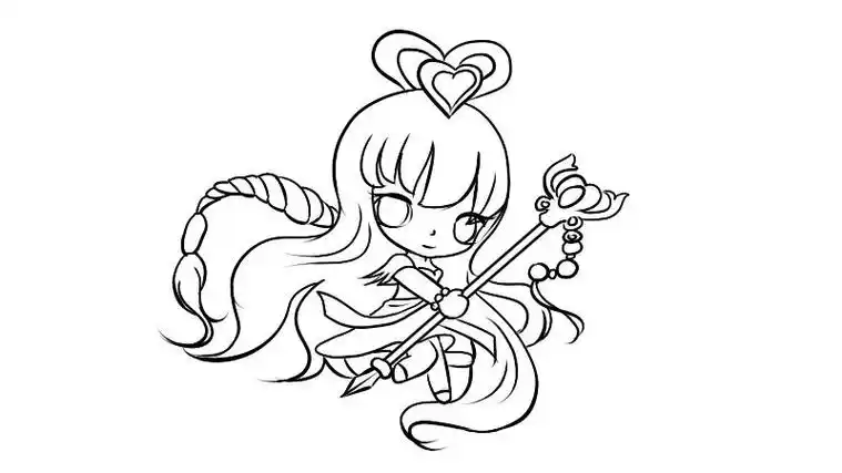 王默简笔画全身带颜色