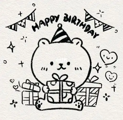 零基础手绘生日贺卡