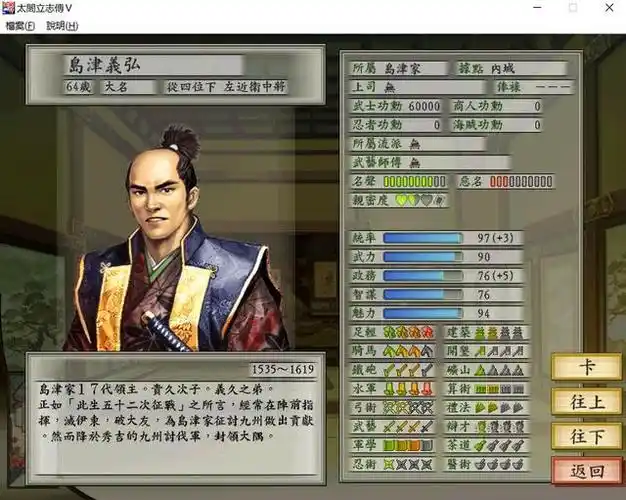 现在以岛津家第十六代领主,即已退隐的岛津龙伯(原名岛津义久)的角度