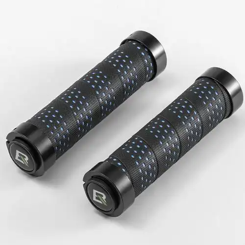 妖怪自行车把套山地车车把锁死骑行手把套pu把手握把配件