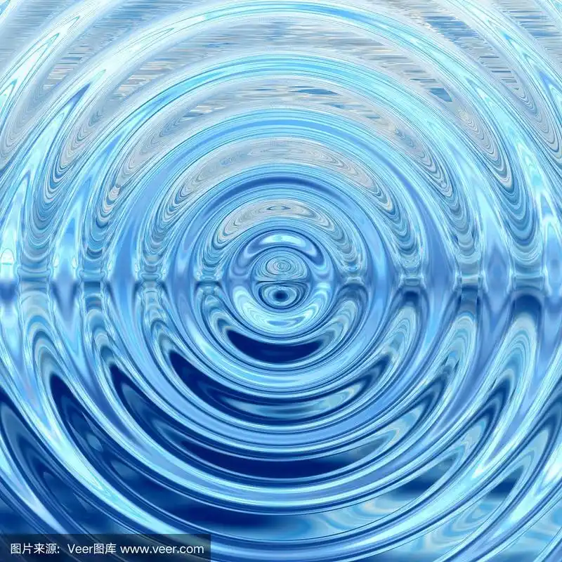 抽象的水波涟漪背景