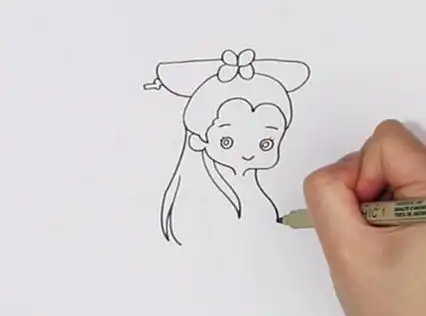 白娘子简笔画怎么画