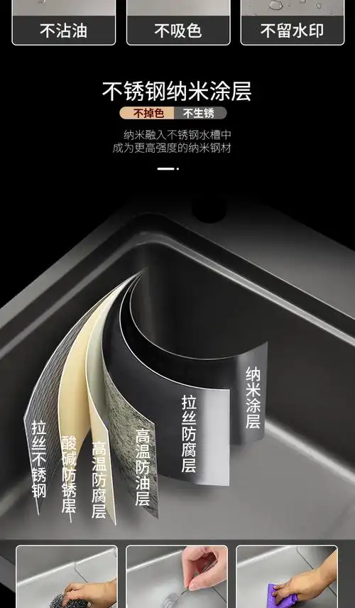 樱花sakura洗菜盆单槽官方同款厨房水槽纳304不锈钢家用洗手池槽右侧