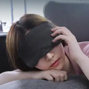 眼罩护眼罩遮光睡眠眼罩午睡午休睡觉眼罩定制贴肤舒适挡光眼罩