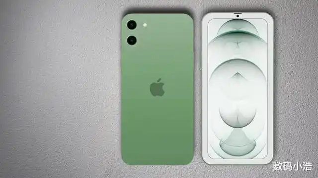 苹果iphone13概念机:居中挖孔 后置双摄,简约风格设计|iphone|手机|新