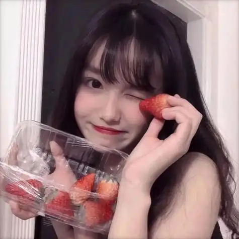 女生绿茶头像真人