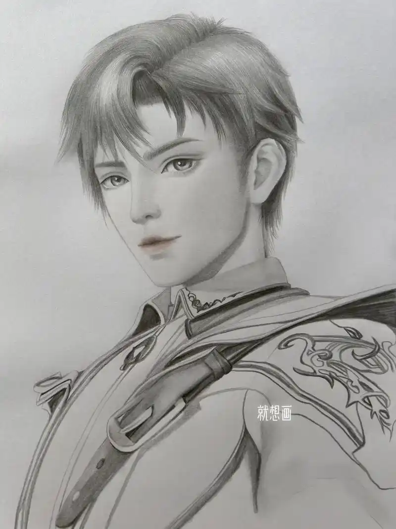 斗罗大陆2霍雨浩.加点绘画过程96#画画 #手绘 #霍雨浩  - 抖音