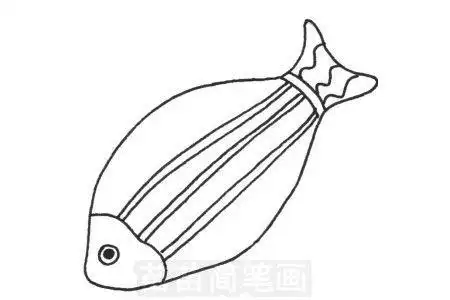 鱼肉简笔画鱼肉简笔画简单
