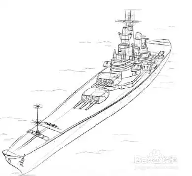 如何绘制战舰