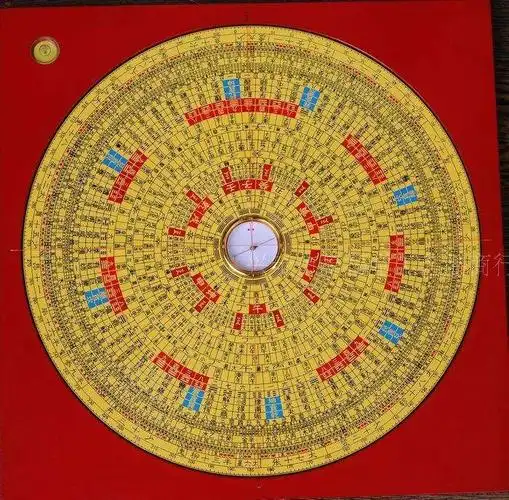 全新正品广东集福堂综合盘九寸(8寸6)三元三合罗盘 风水勘探辟邪