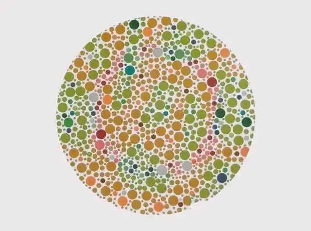 看不到,就是色盲!