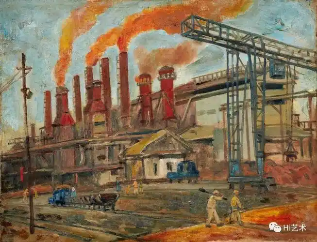 《石门》见证了关良融合中国传统绘画元素与西方色彩组构,不单是以