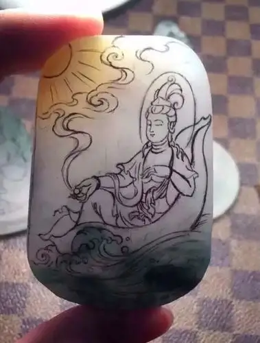 州御轩玉雕及其它线稿欣赏