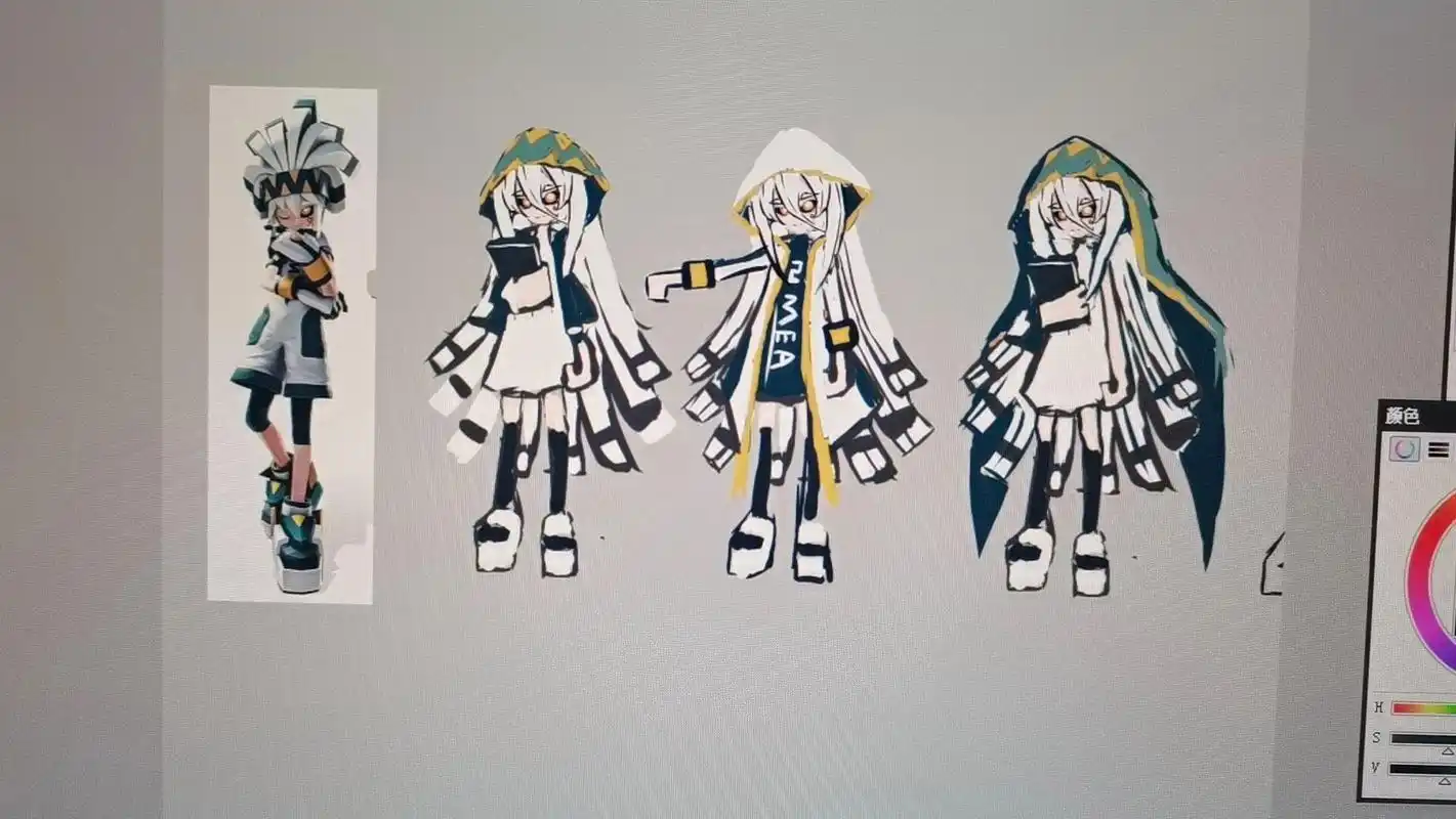 约稿～凹凸世界人设～帕洛斯的姐姐     最像的地方就是眼角下面那颗