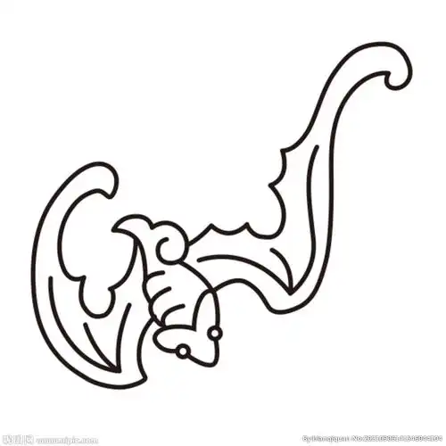 蝙蝠吉祥图案福图片