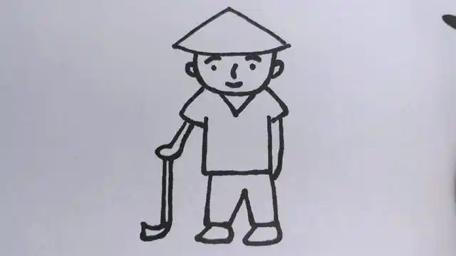 农民简笔画农民简笔画人物