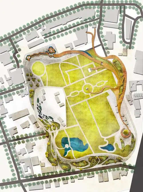 [讨论]ps彩平第二讲作业:城市公园景观平面图(此处回帖上传作业)