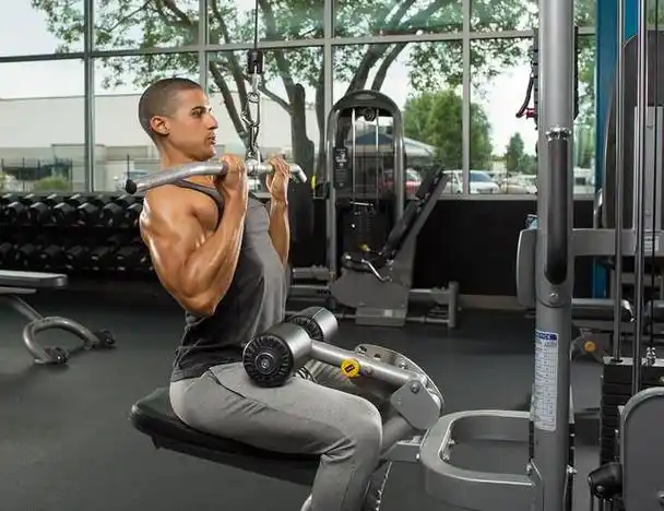 动作⑥:杠铃弯举 4×8rm