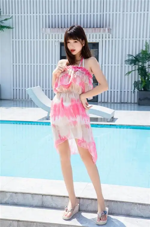 义乌泳衣拍照泳衣模特实景外景拍摄公司