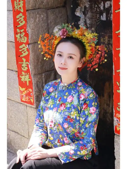 春来无事 只为花忙 簪花围真的超美!浔埔女