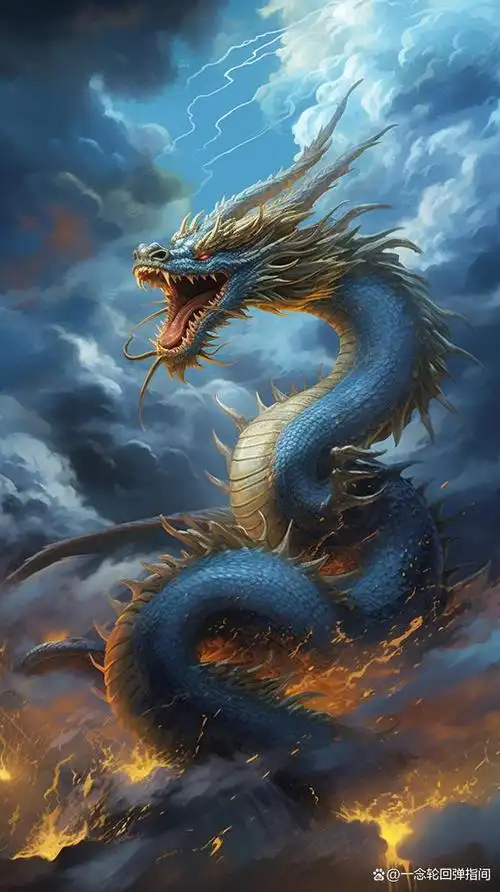 东方青龙代表着春季和木属性.