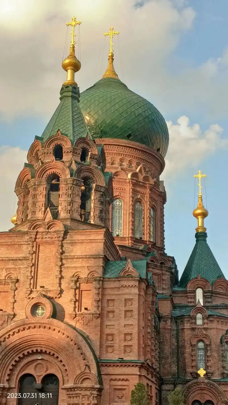 哈尔滨圣索菲亚教堂.索菲亚教堂,始建于清光绪三十三年(190 - 抖音