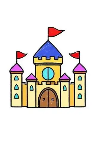 🏰卡通城堡简笔画✨